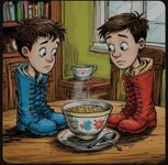 Обложка произведения Сапоги просят каши