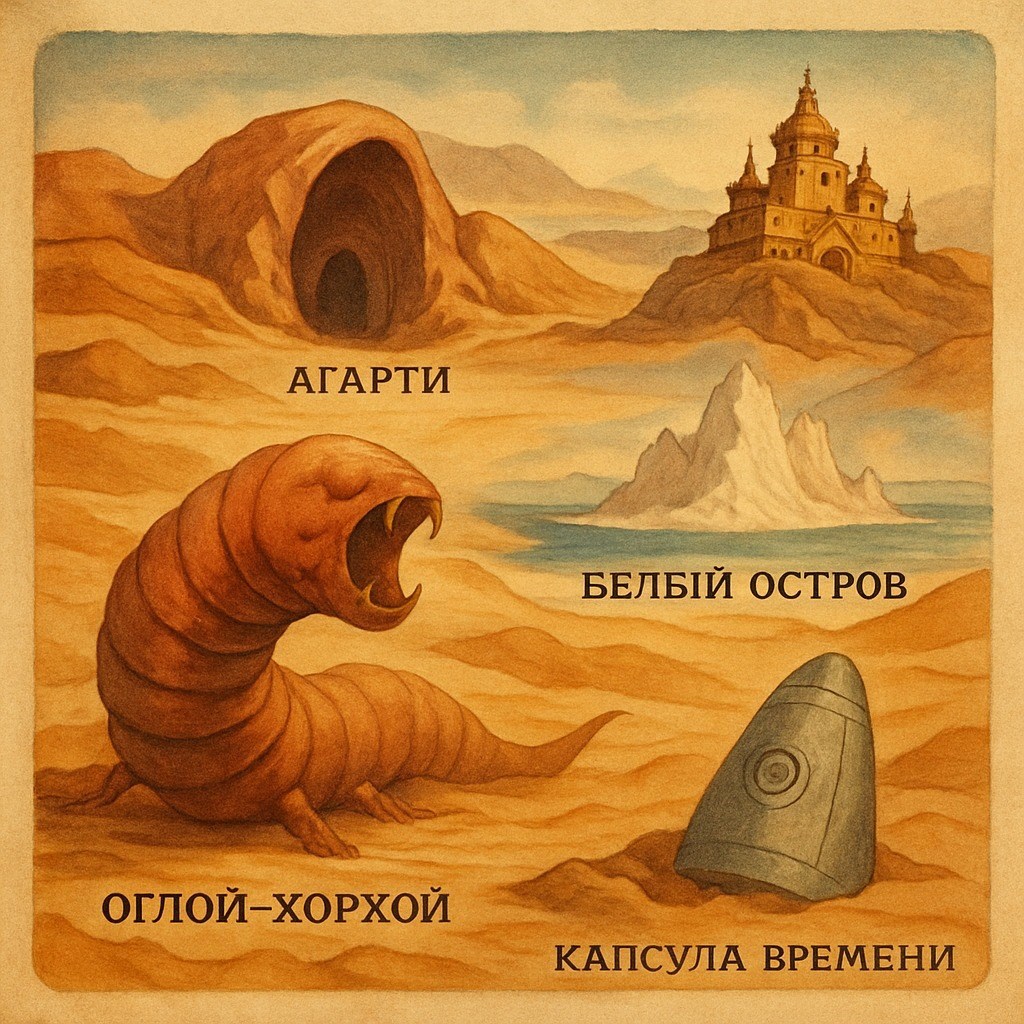 Обложка произведения Мифы пустыни Гоби: Оглой-Хорхой, Агарти, Белый Остров, Золотой храм и капсула времени