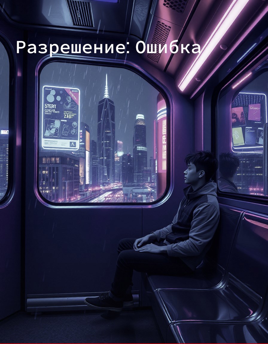 Обложка произведения Разрешение: Ошибка