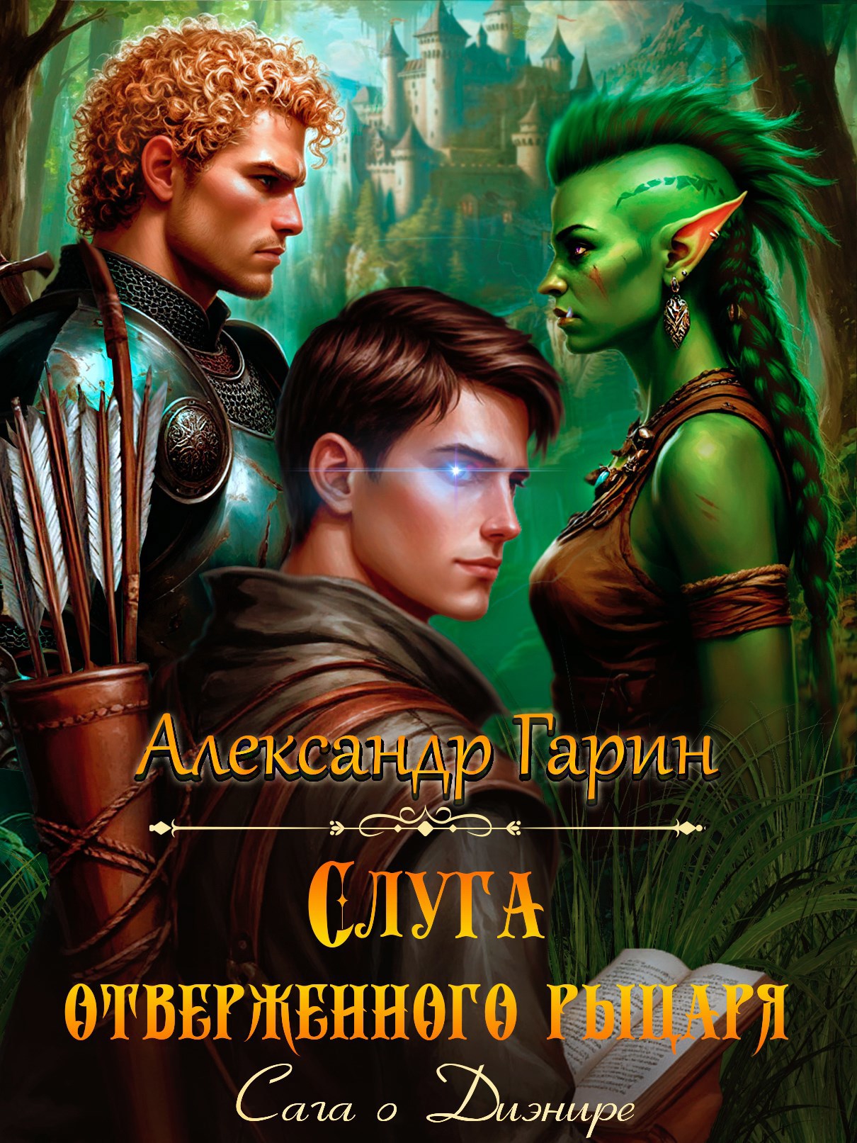 Обложка произведения Сага о Диэнире. Книга 1 - Слуга отверженного рыцаря