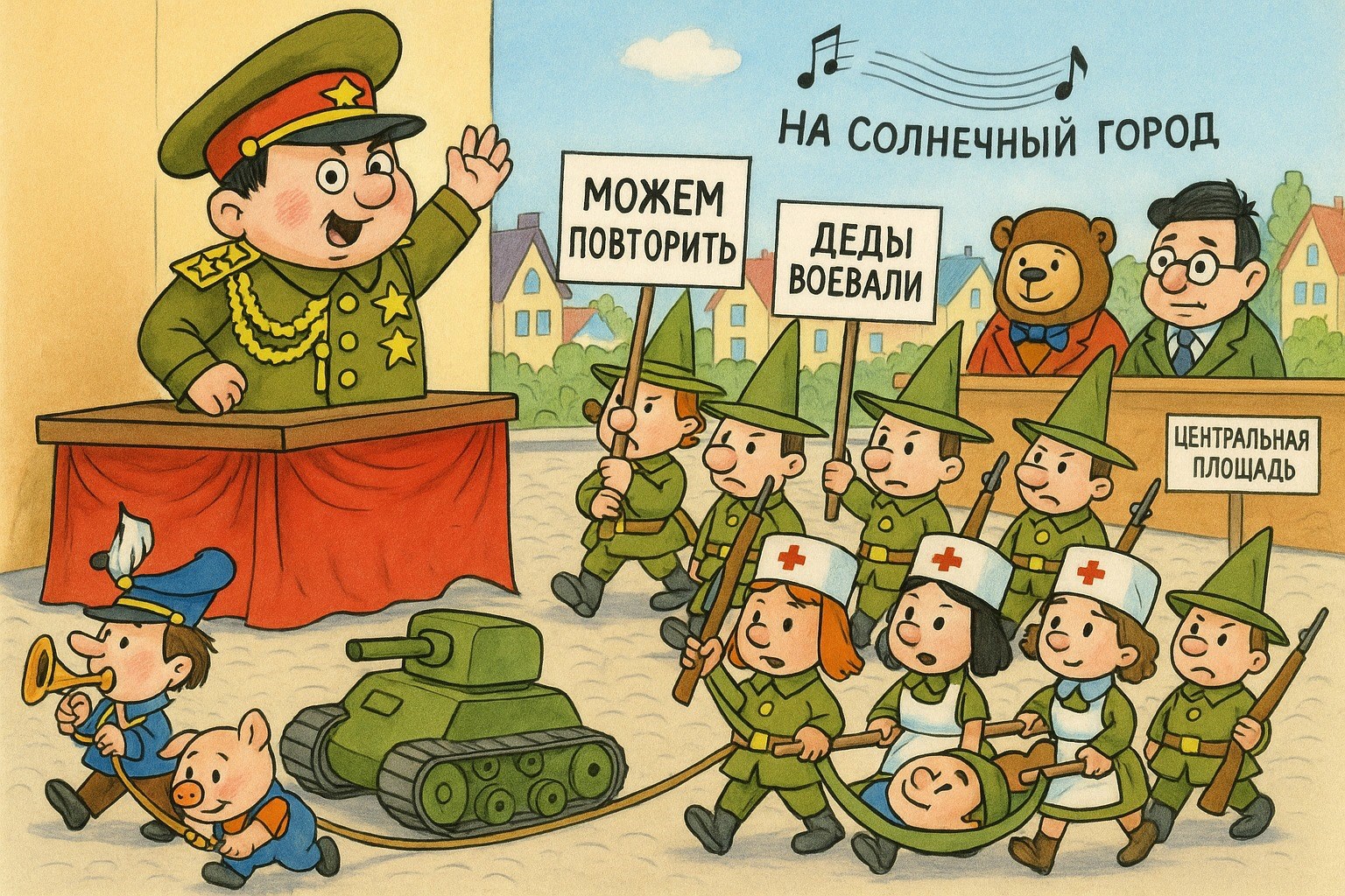 Обложка произведения Парад коротышек