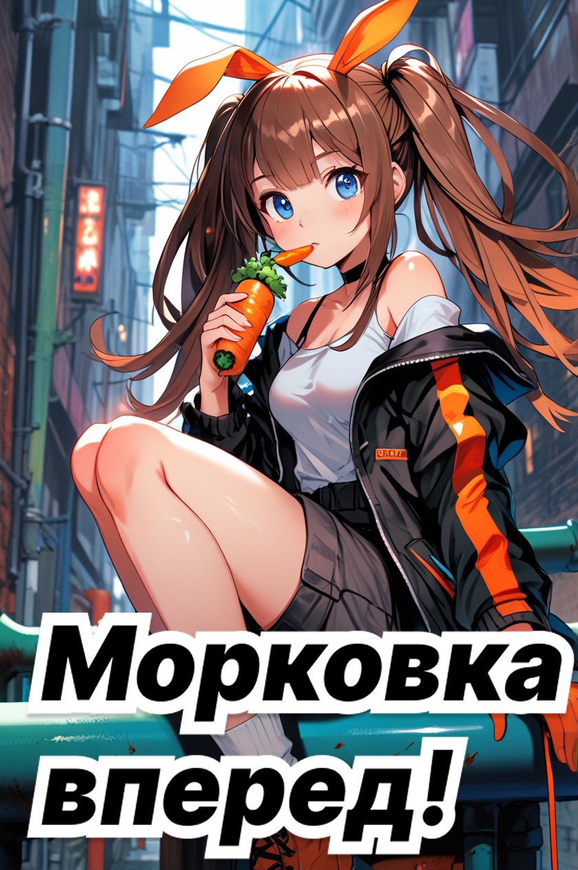 Обложка произведения Морковка вперед!