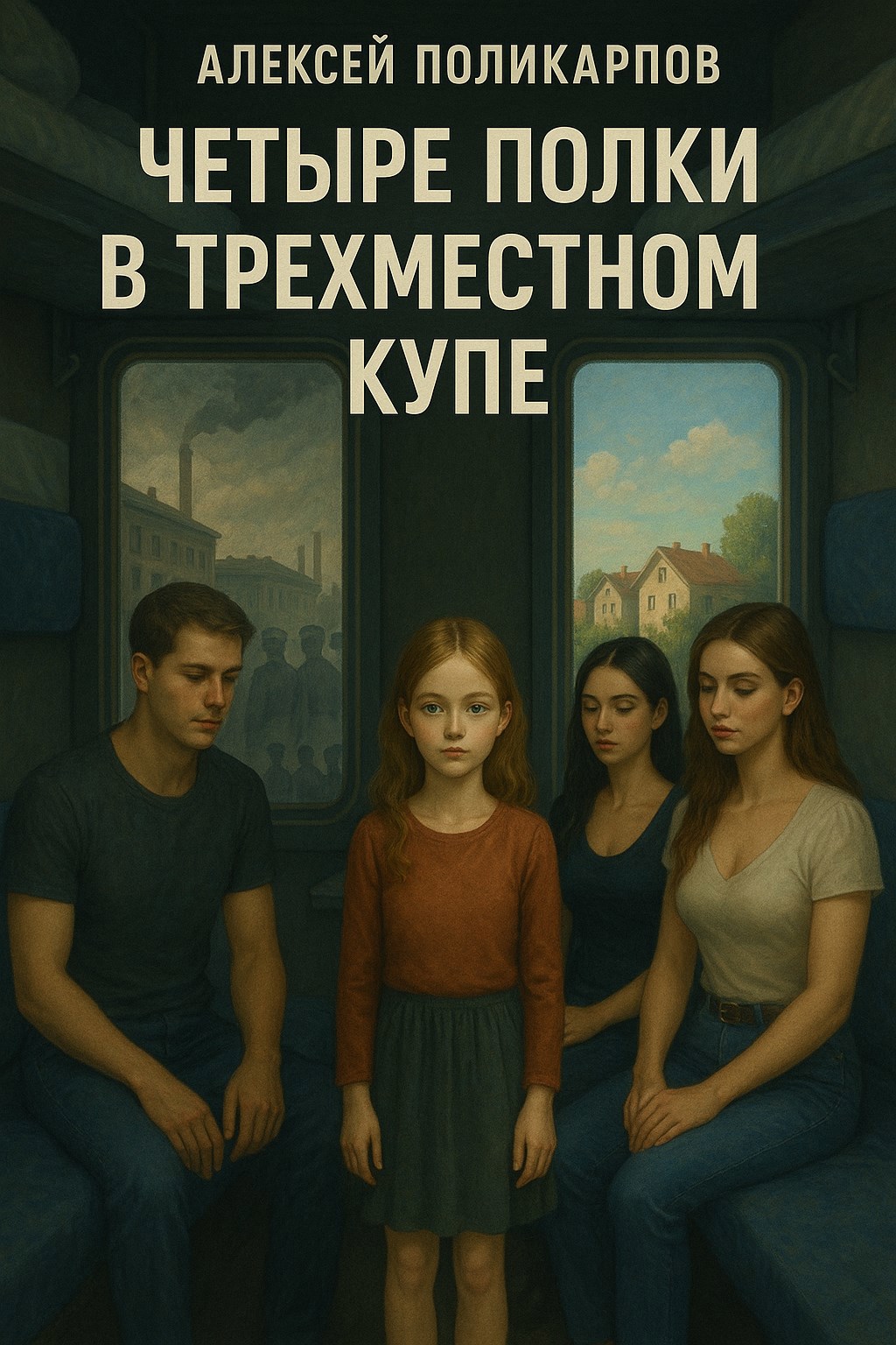 Обложка произведения Четыре полки в трехместном купе
