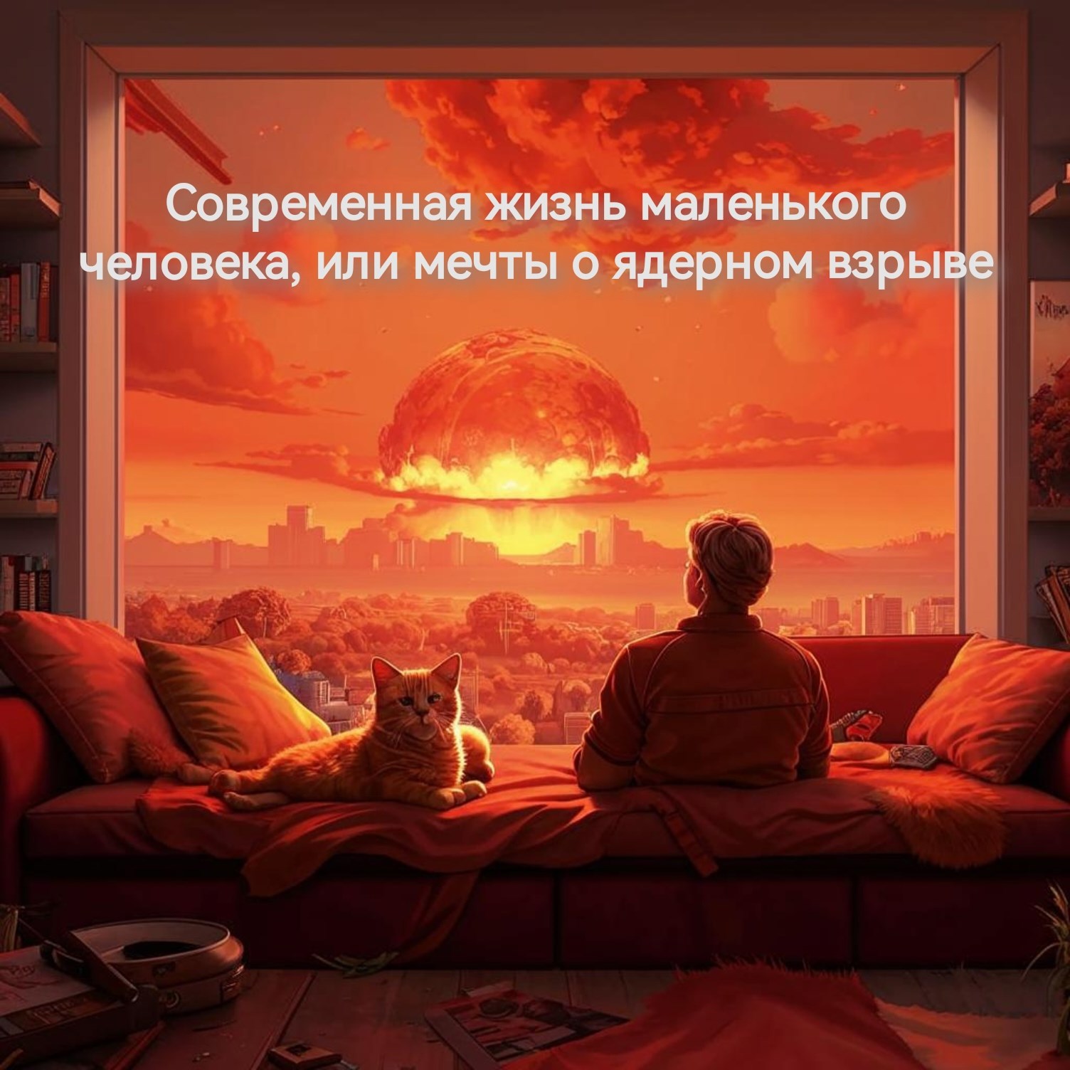Обложка произведения Современная жизнь маленького человека, или мечты о ядерном взрыве