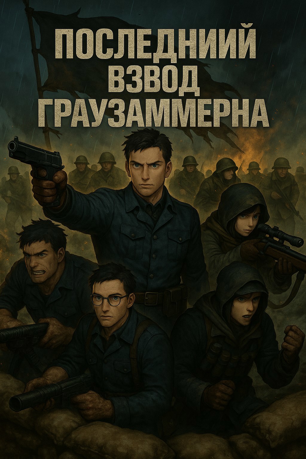 Обложка произведения Последний взвод Граузаммерна. Стальной Щит