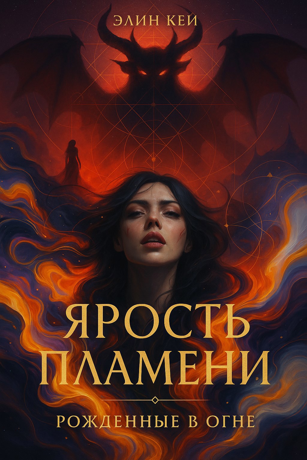 Обложка произведения Ярость пламени. Рожденные в огне.