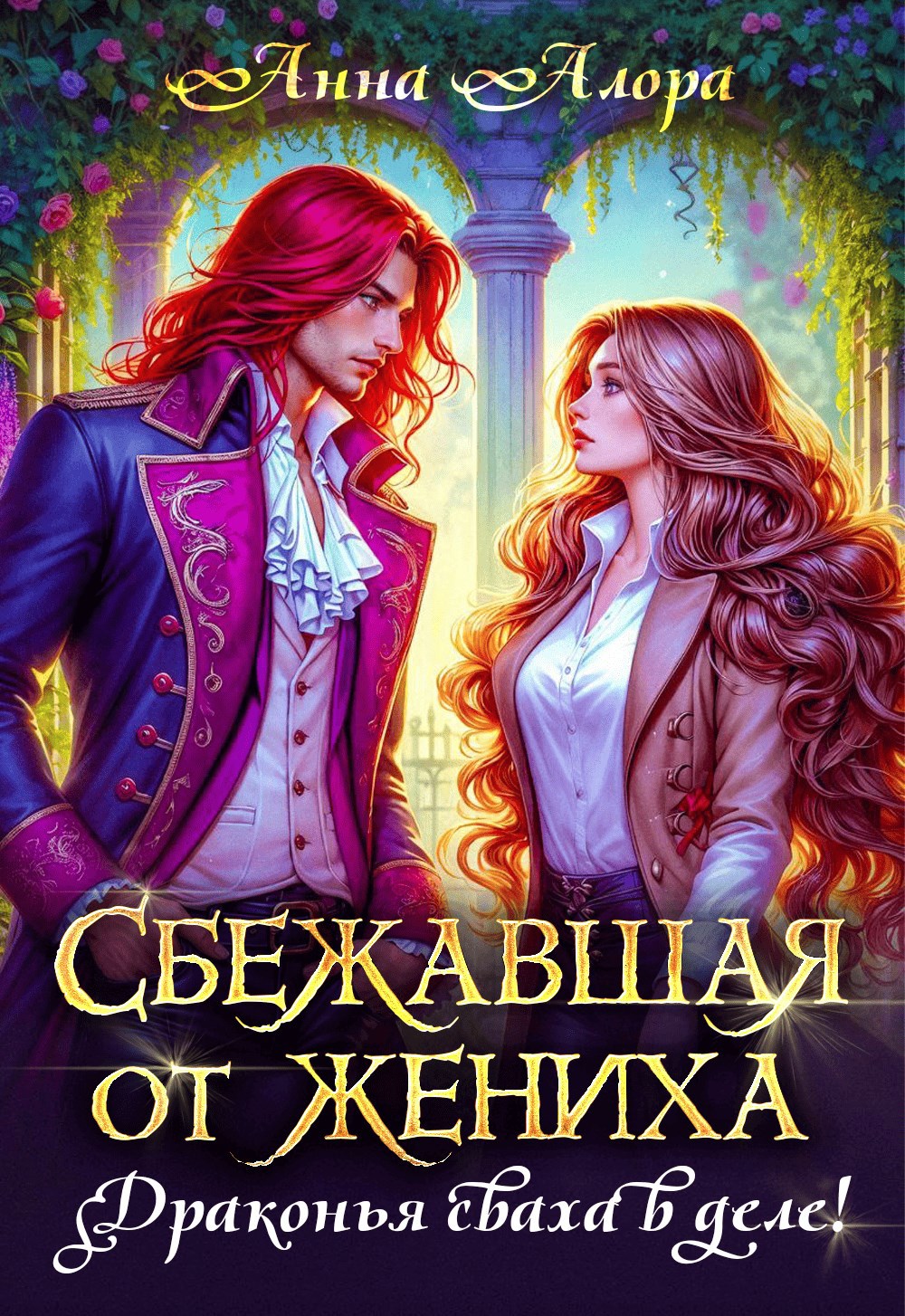 Обложка произведения Сбежавшая от жениха или драконья сваха в деле!