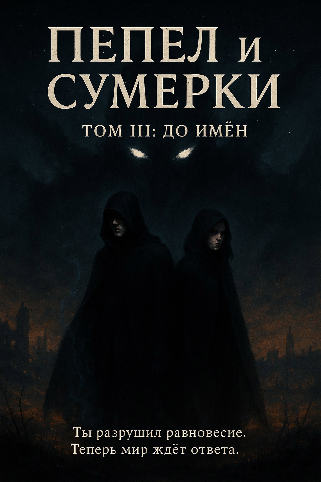 Обложка произведения Пепел и сумерки. Том 3. До имён