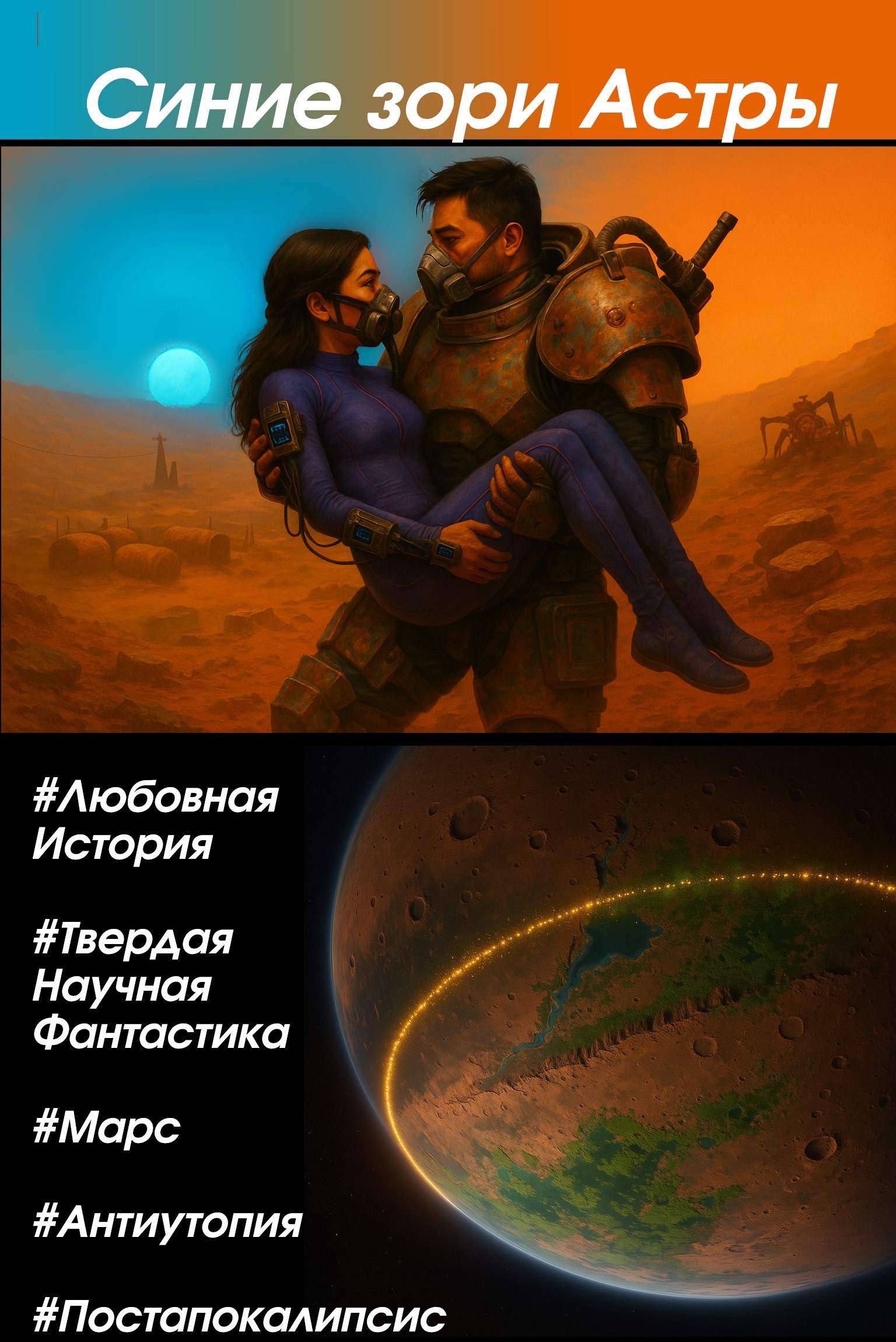 Обложка произведения Синие Зори Астры