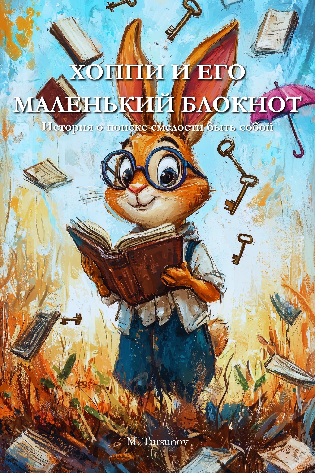 Обложка произведения Хоппи и его маленький блокнот