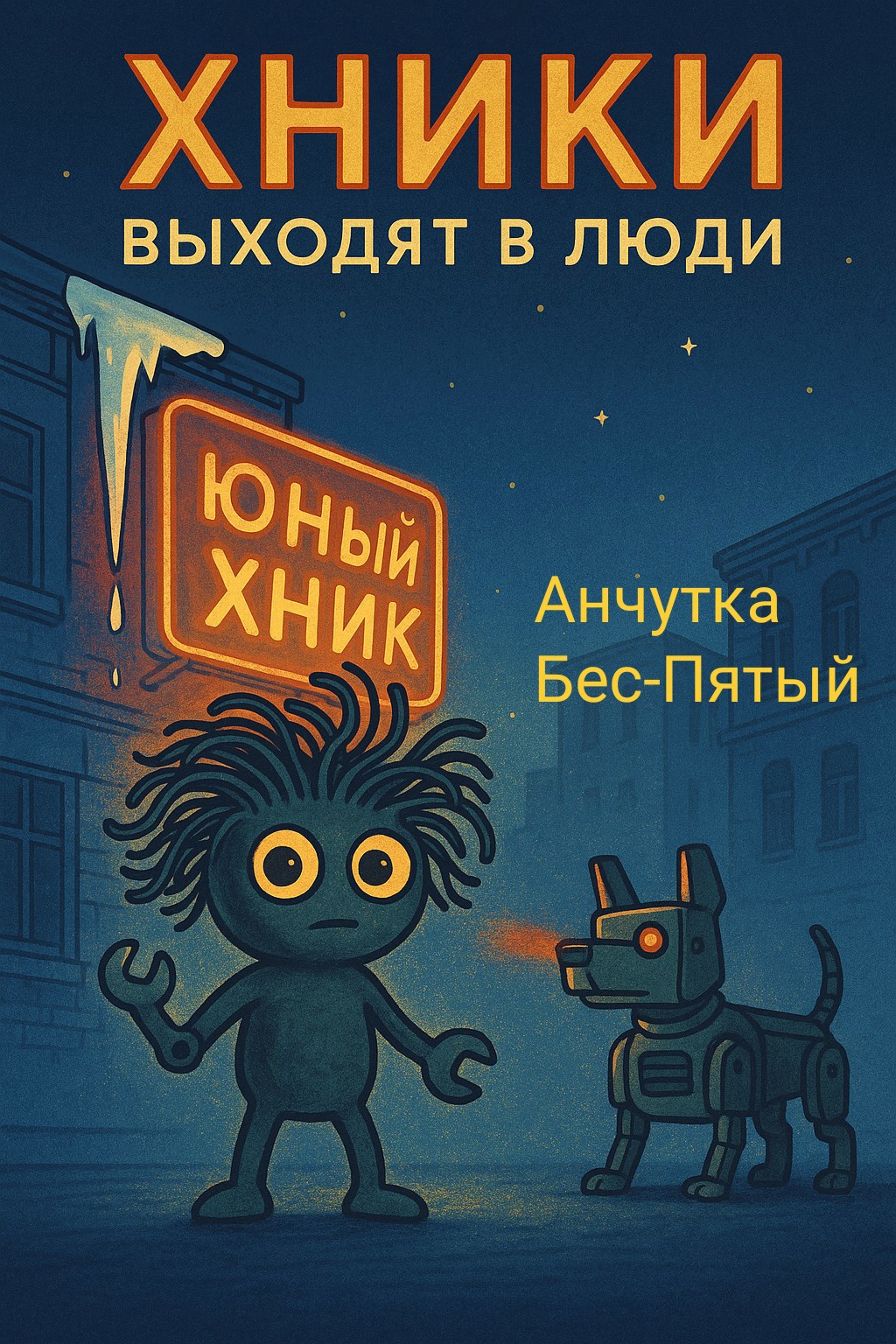 Обложка произведения Хники выходят в люди