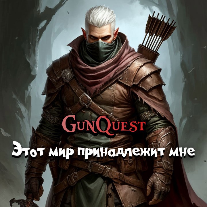 Обложка произведения GunQuest. Этот мир принадлежит мне