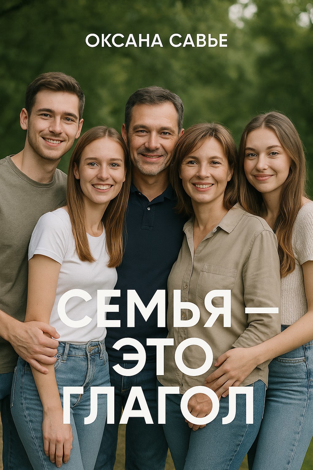 Обложка произведения Семья - это глагол