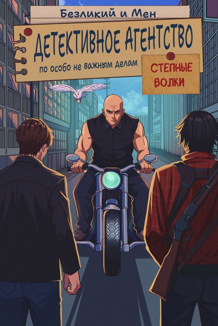 Обложка произведения Детективное агентство по особо не важным делам. Степные волки.