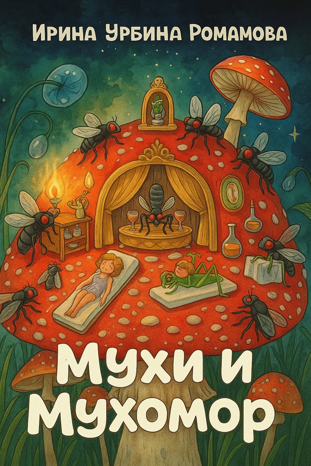 Обложка произведения Мухи и мухомор