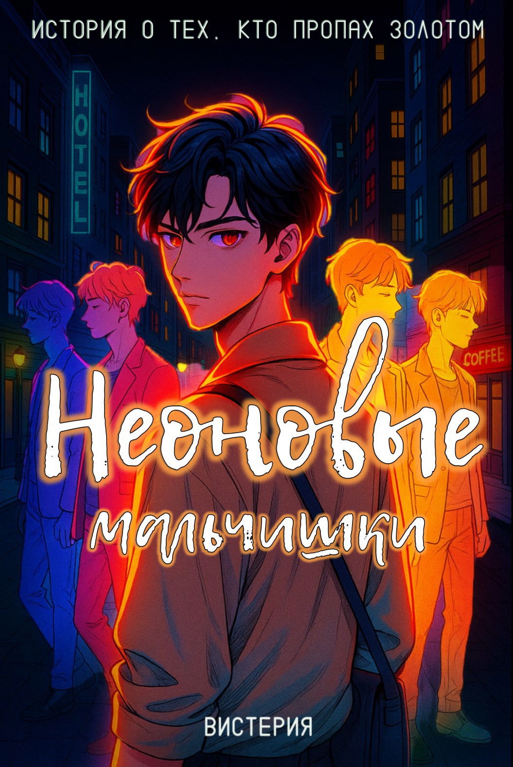 Обложка произведения Неоновые мальчишки