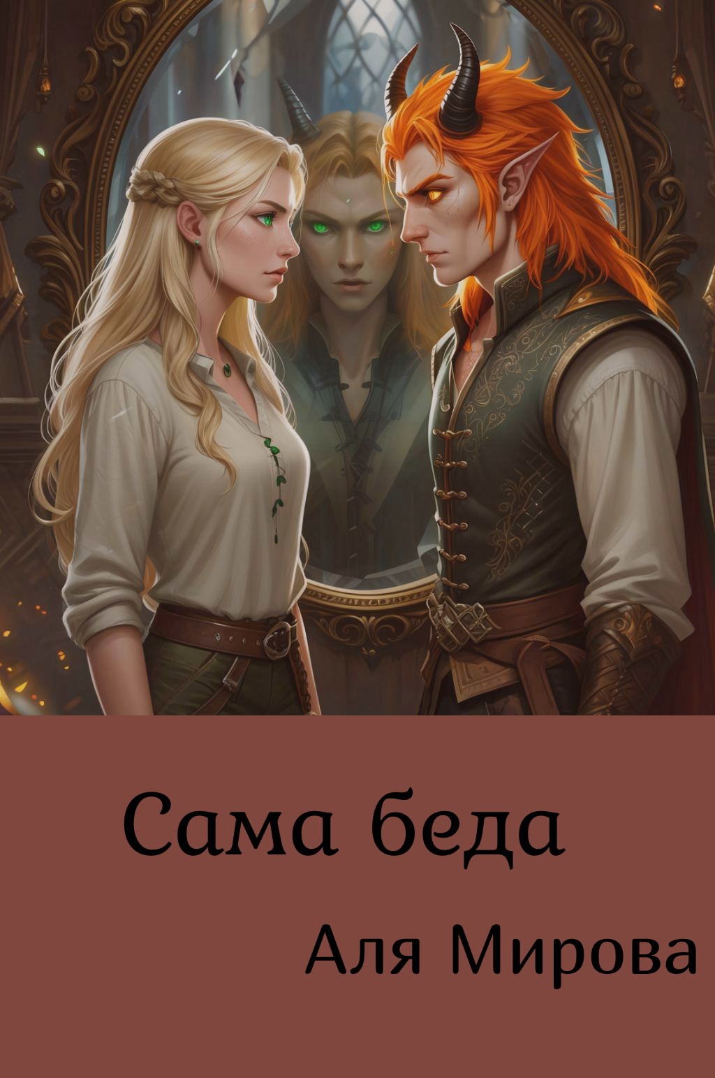 Обложка произведения Сама беда