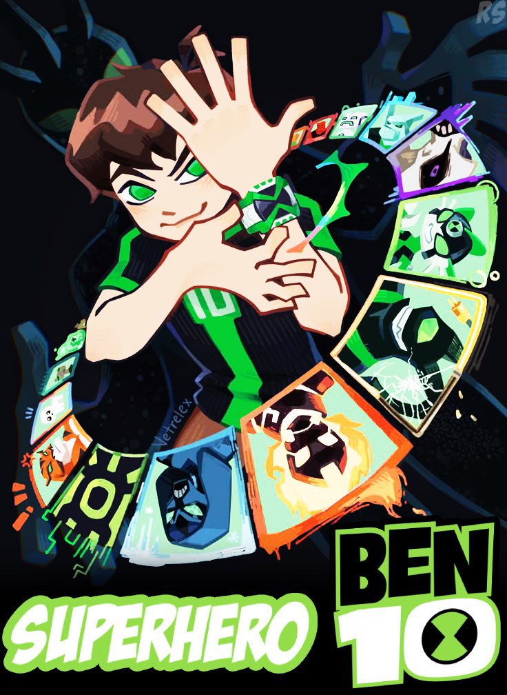 Обложка произведения Superhero Ben 10 (From Classic to Omniverse)