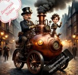 Обложка произведения Приключение парового колобка