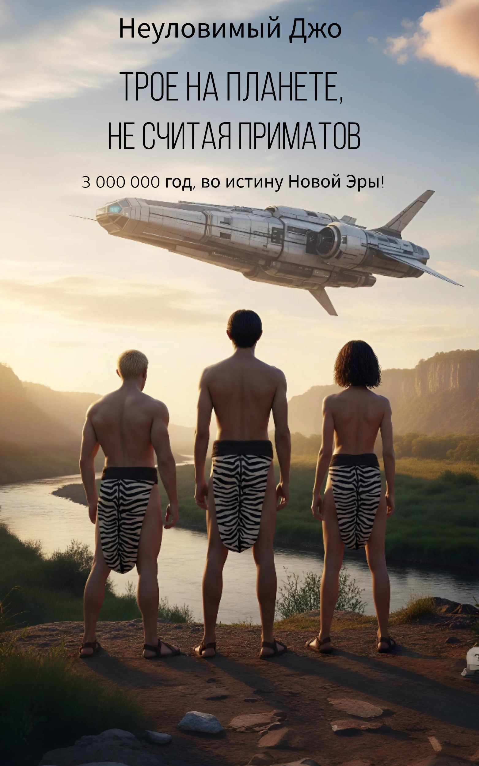 Обложка произведения Трое на планете, не считая приматов