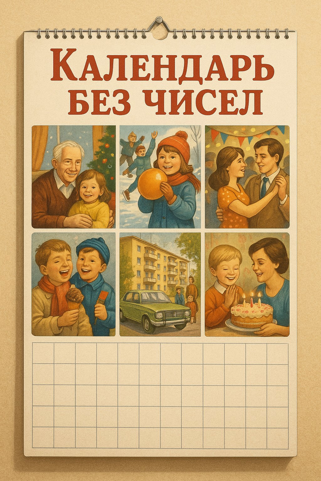 Обложка произведения Календарь без чисел