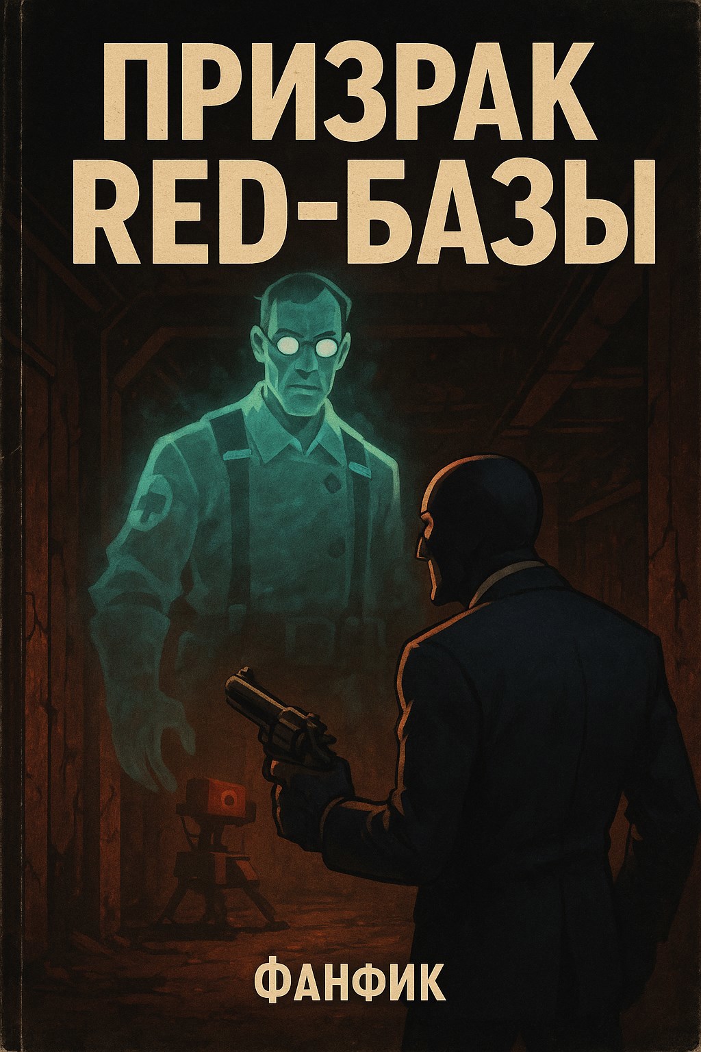 Обложка произведения призрак RED-базы часть 1
