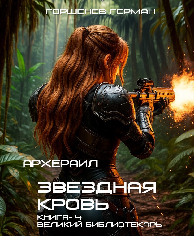 Обложка произведения Архераил Звёздная Кровь Книга-4. Великий библиотекарь