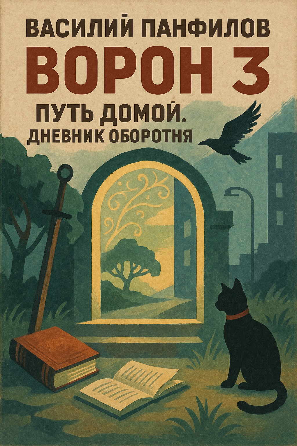 Обложка произведения Ворон 3. Путь домой. Дневник оборотня
