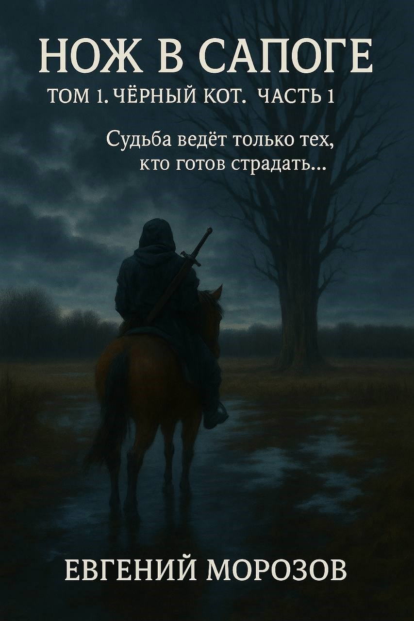 Обложка произведения Нож в сапоге. Том 1. Черный кот. Часть 1.