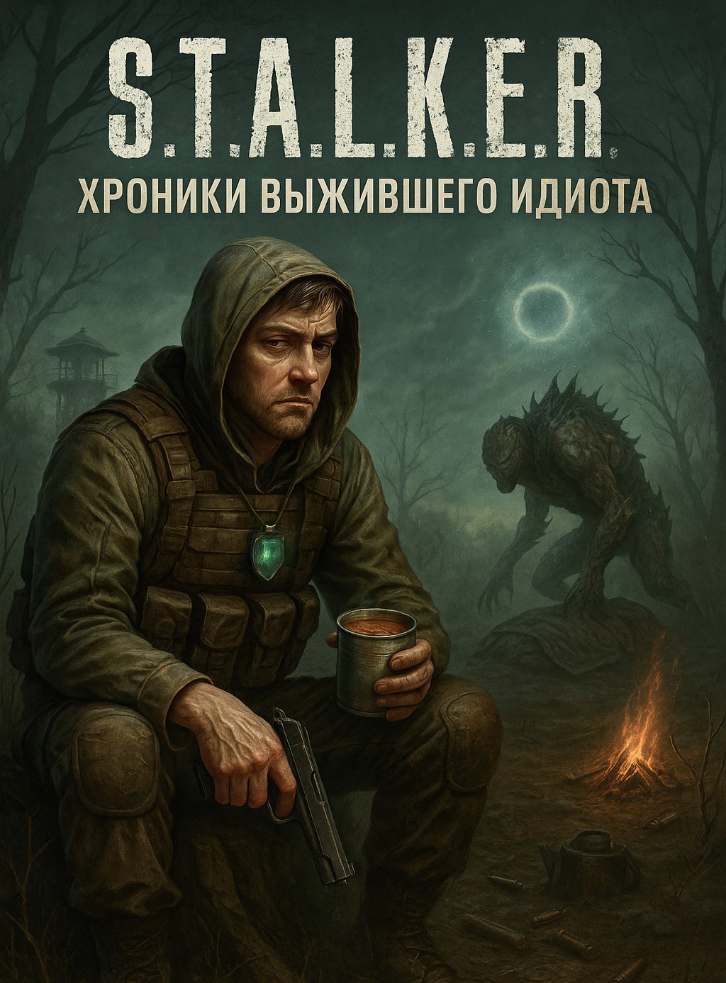Обложка произведения S.T.A.L.K.E.R Хроники выжившего идиота