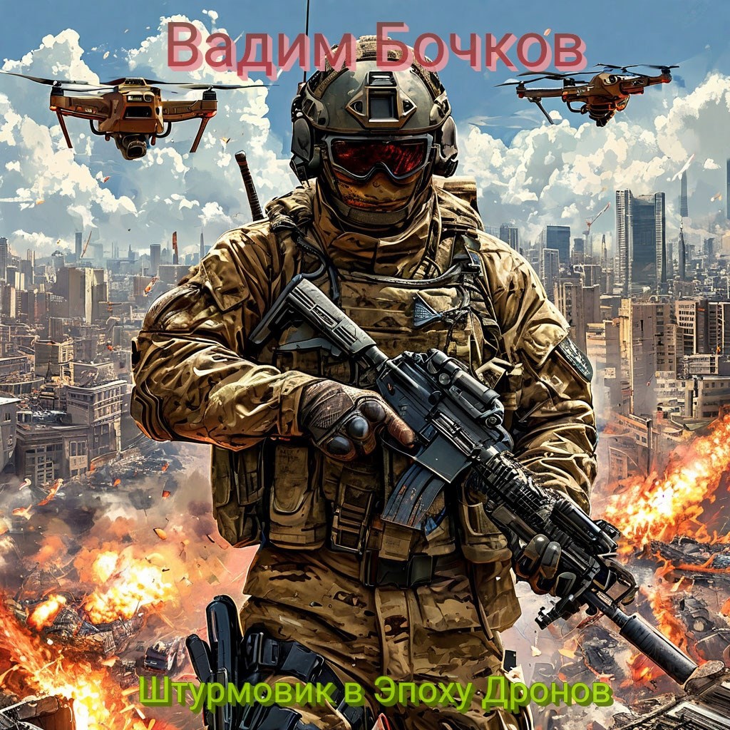 Обложка произведения Штурмовик в Эпоху Дронов