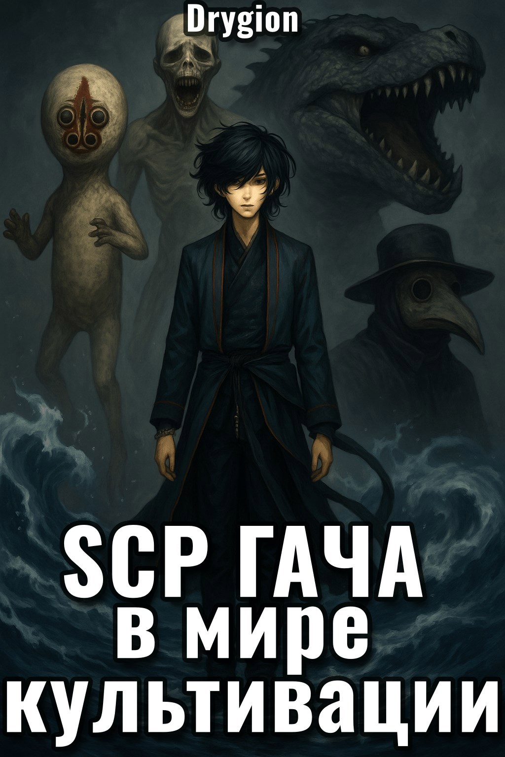 Обложка произведения SCP гача в мире культивации