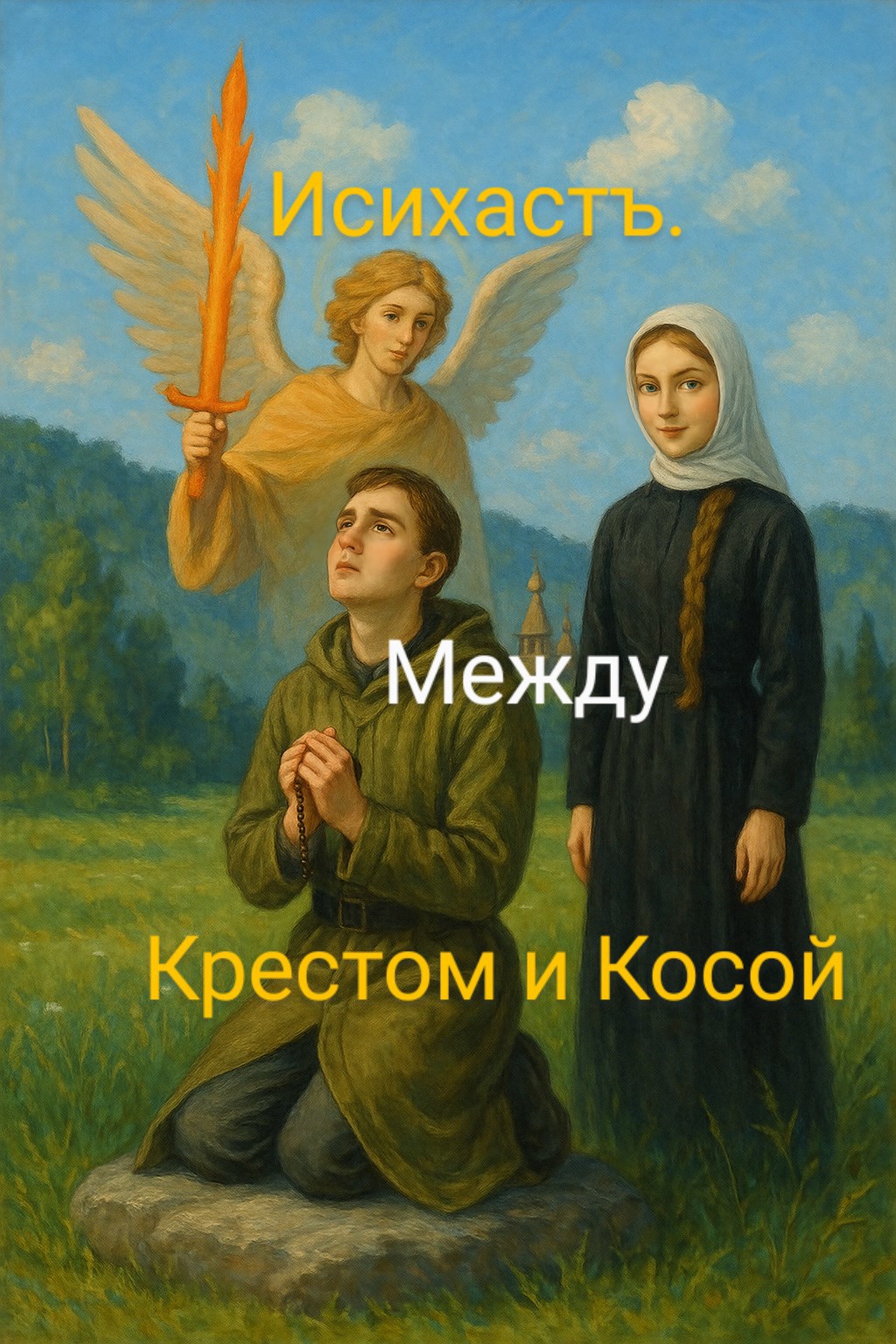 Обложка произведения Исихастъ. Между Крестом и Косой.