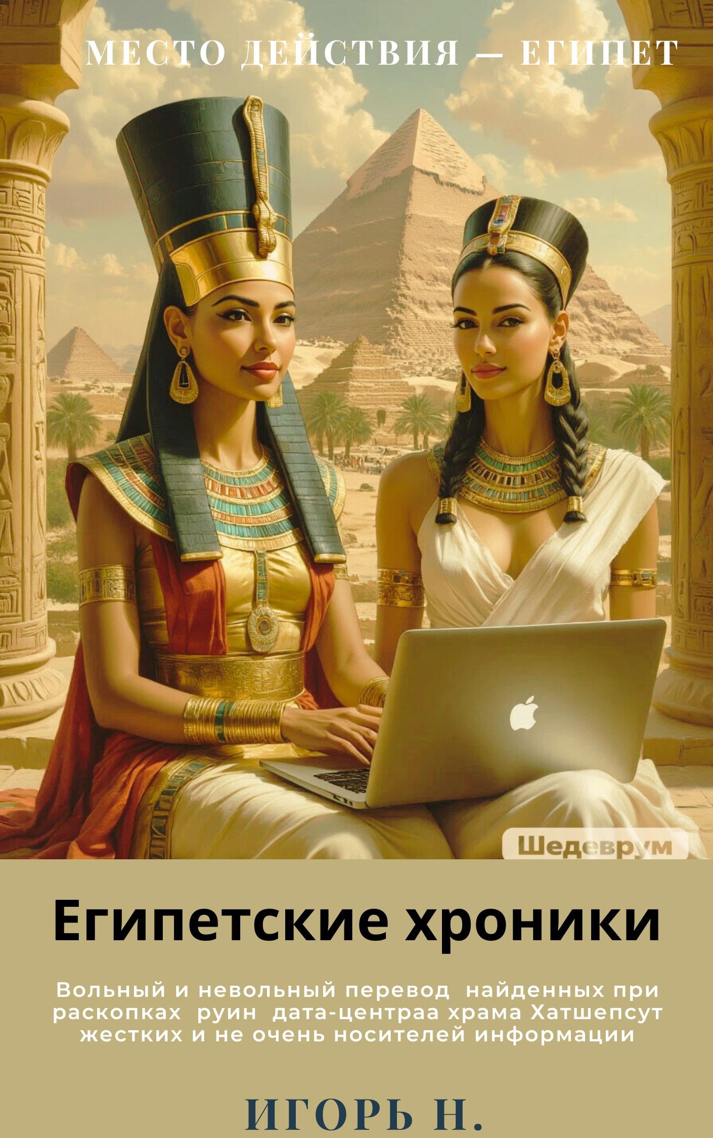 Обложка произведения Сказания о фараоне Хатшепсут и не только