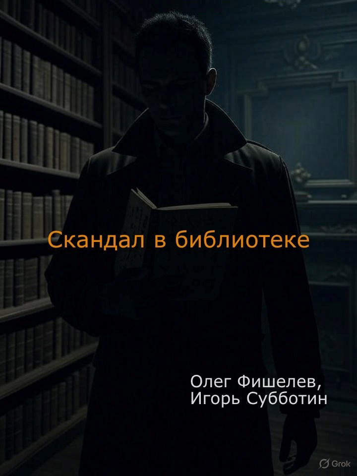 Обложка произведения Скандал в библиотеке