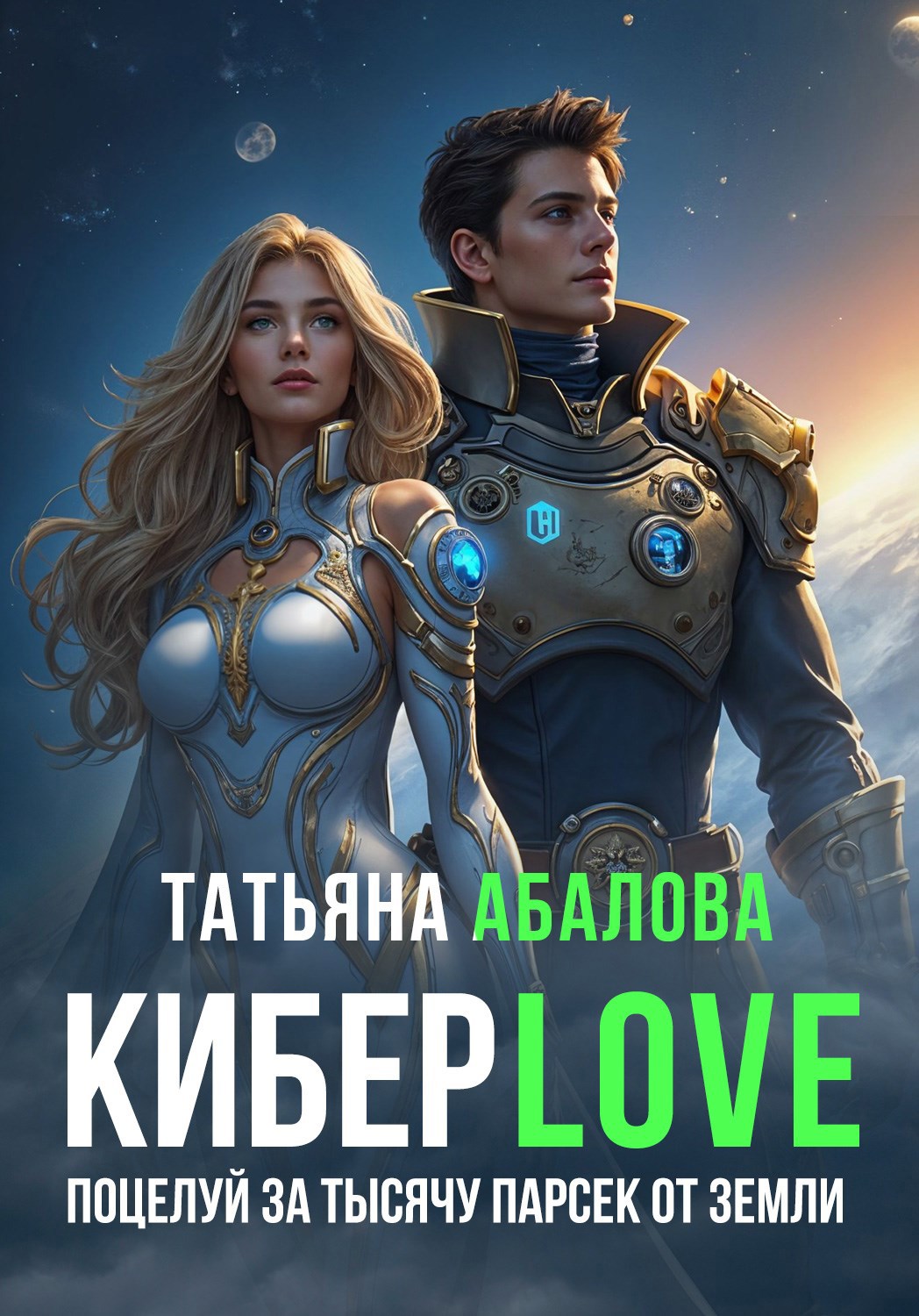 Обложка произведения Киберlove. Поцелуй за тысячу парсек от Земли