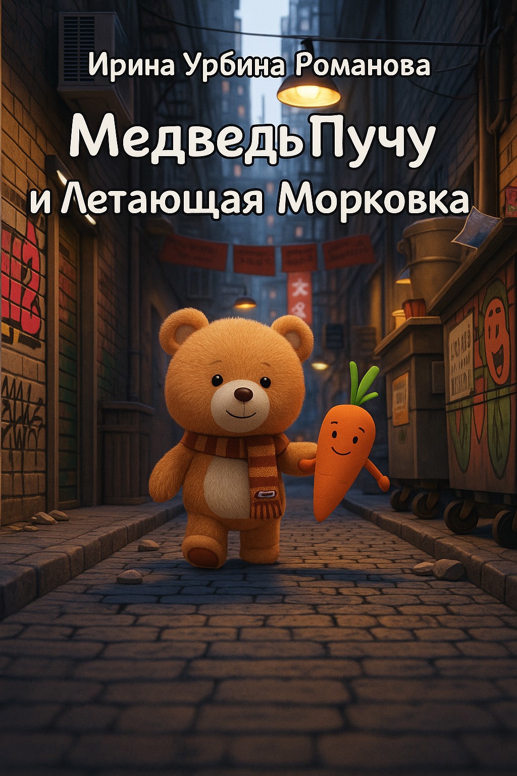 Обложка произведения Медведь Пучу и Летающая Морковка