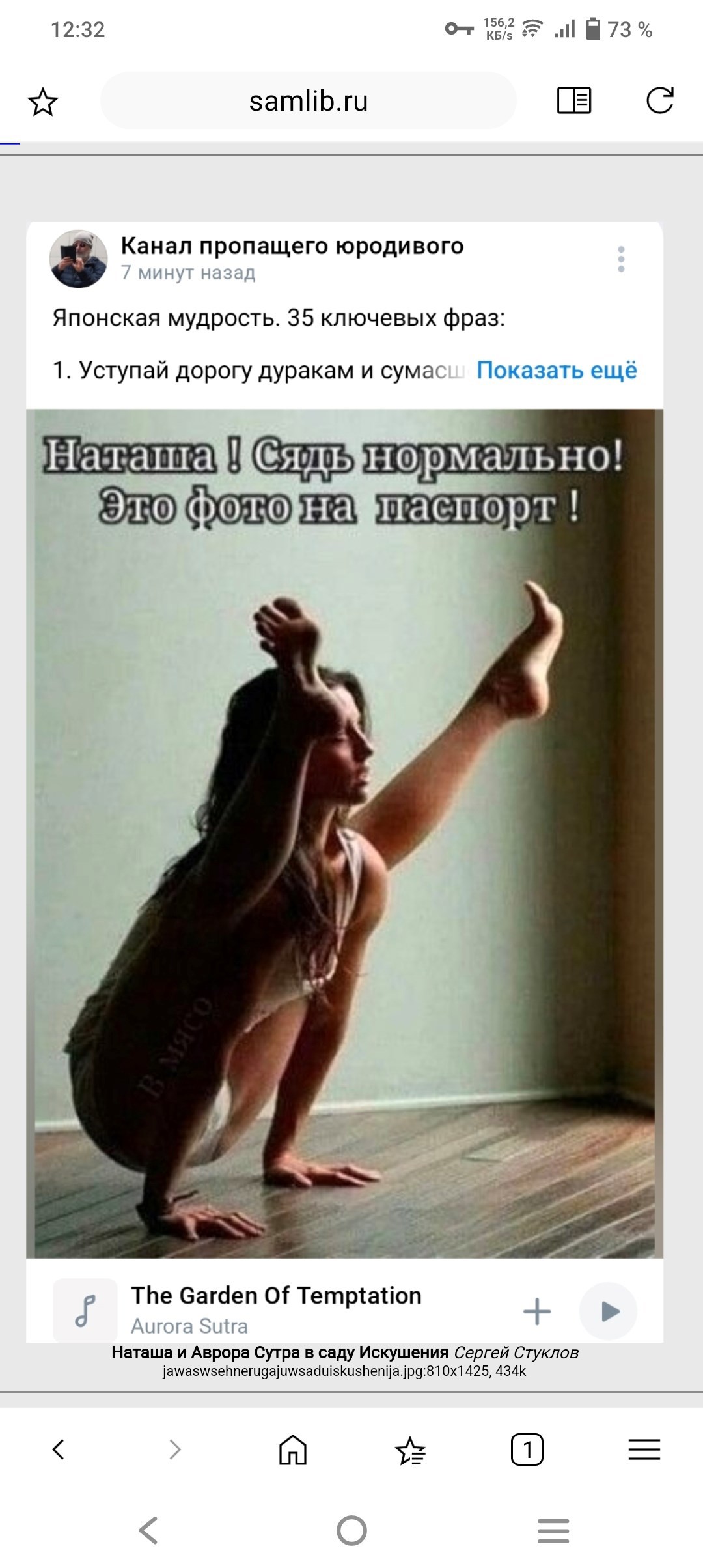 Обложка произведения Я вас всех не ругаю в саду Искушения