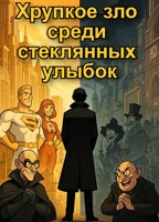 Обложка произведения Хрупкое зло среди стеклянных улыбок