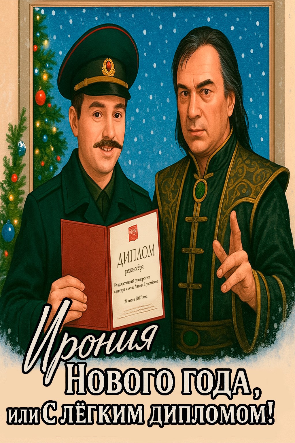 Обложка произведения Ирония Нового года, или С лёгким дипломом!
