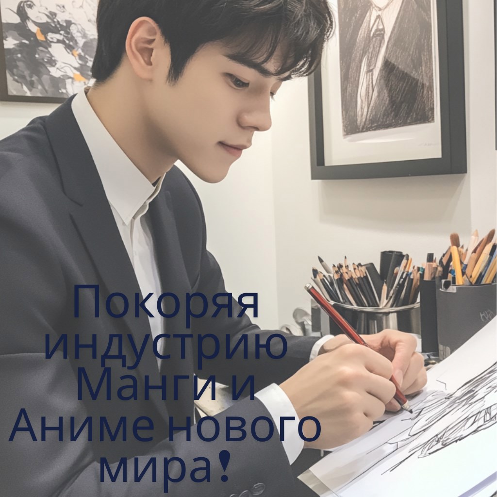 Обложка произведения Покоряя индустрию Манги и Аниме нового мира!