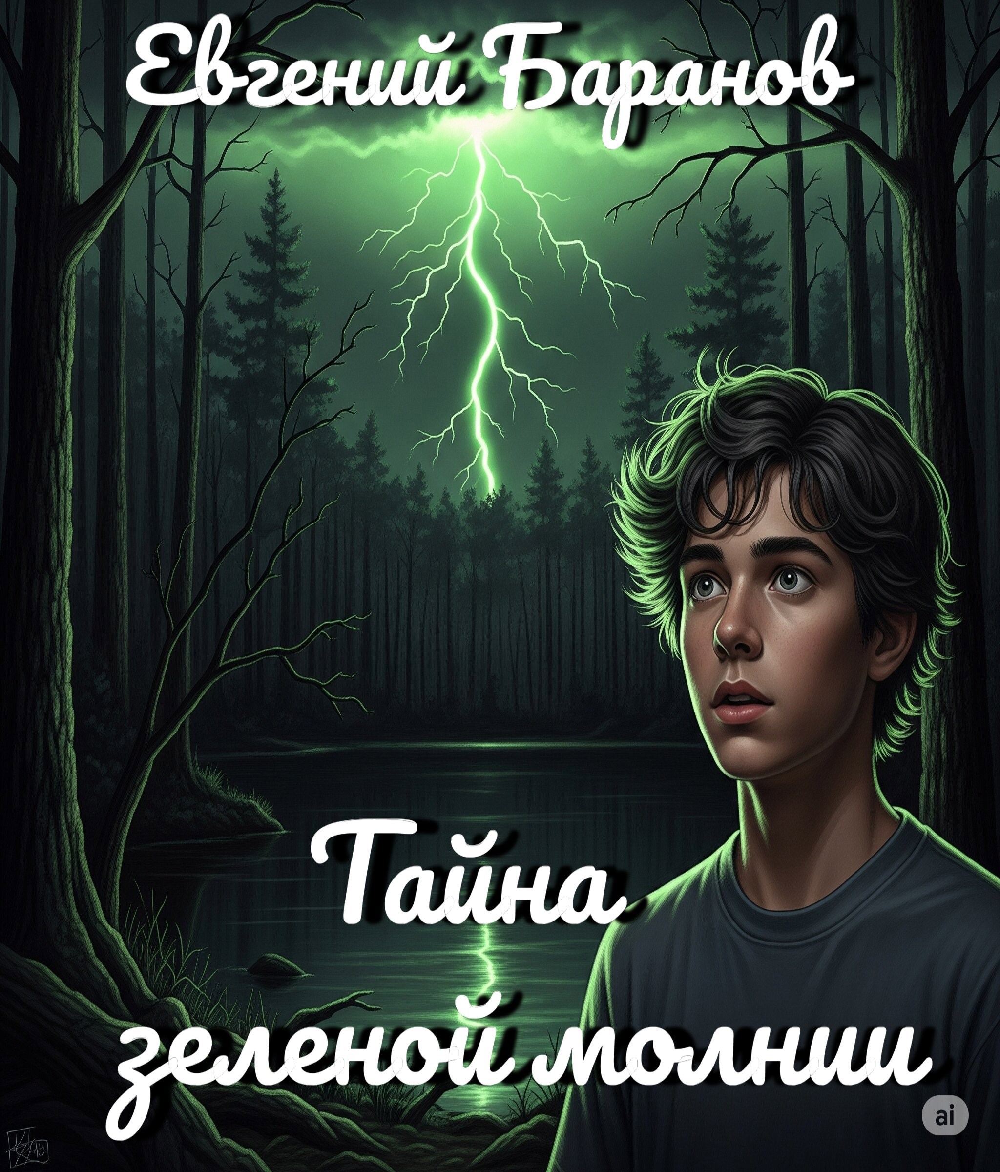 Обложка произведения Тайна зеленой молнии
