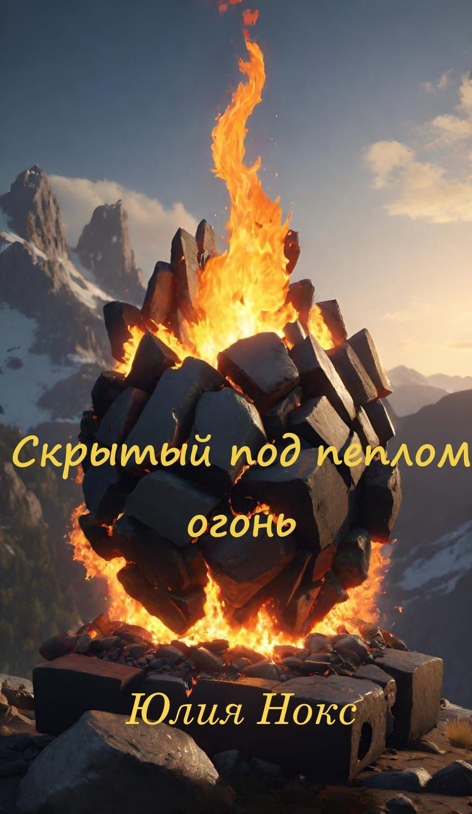 Обложка произведения Скрытый под пеплом огонь.