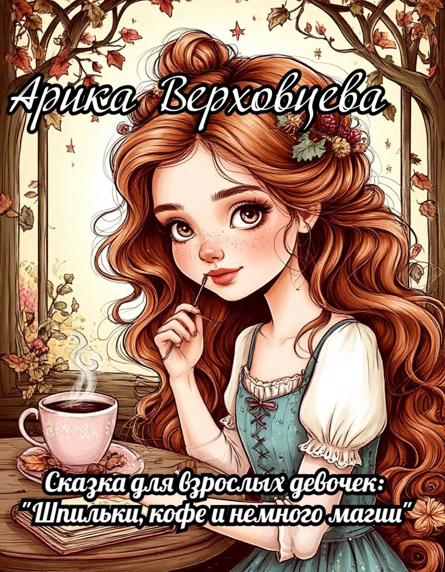 Обложка произведения Сказка для взрослых девочек: "Шпильки, кофе и немного магии"