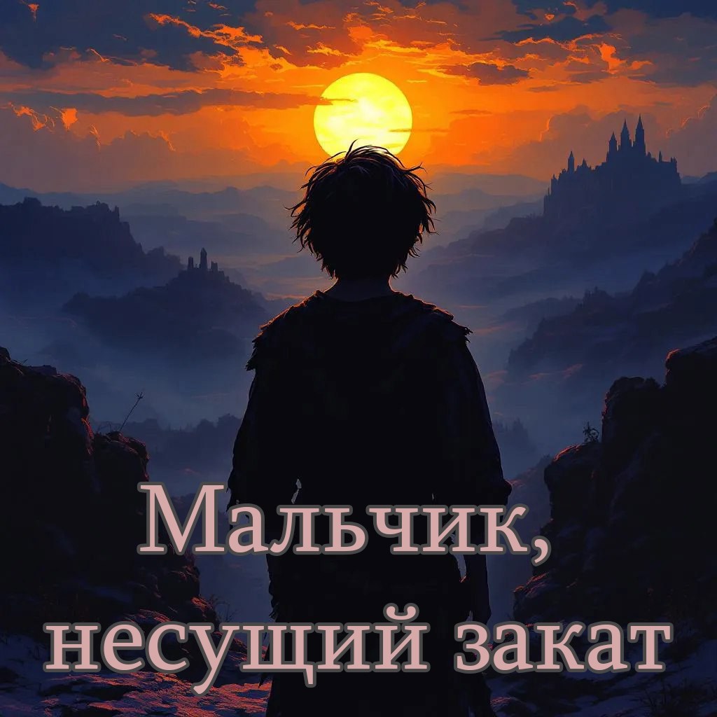 Обложка произведения Мальчик, несущий закат.