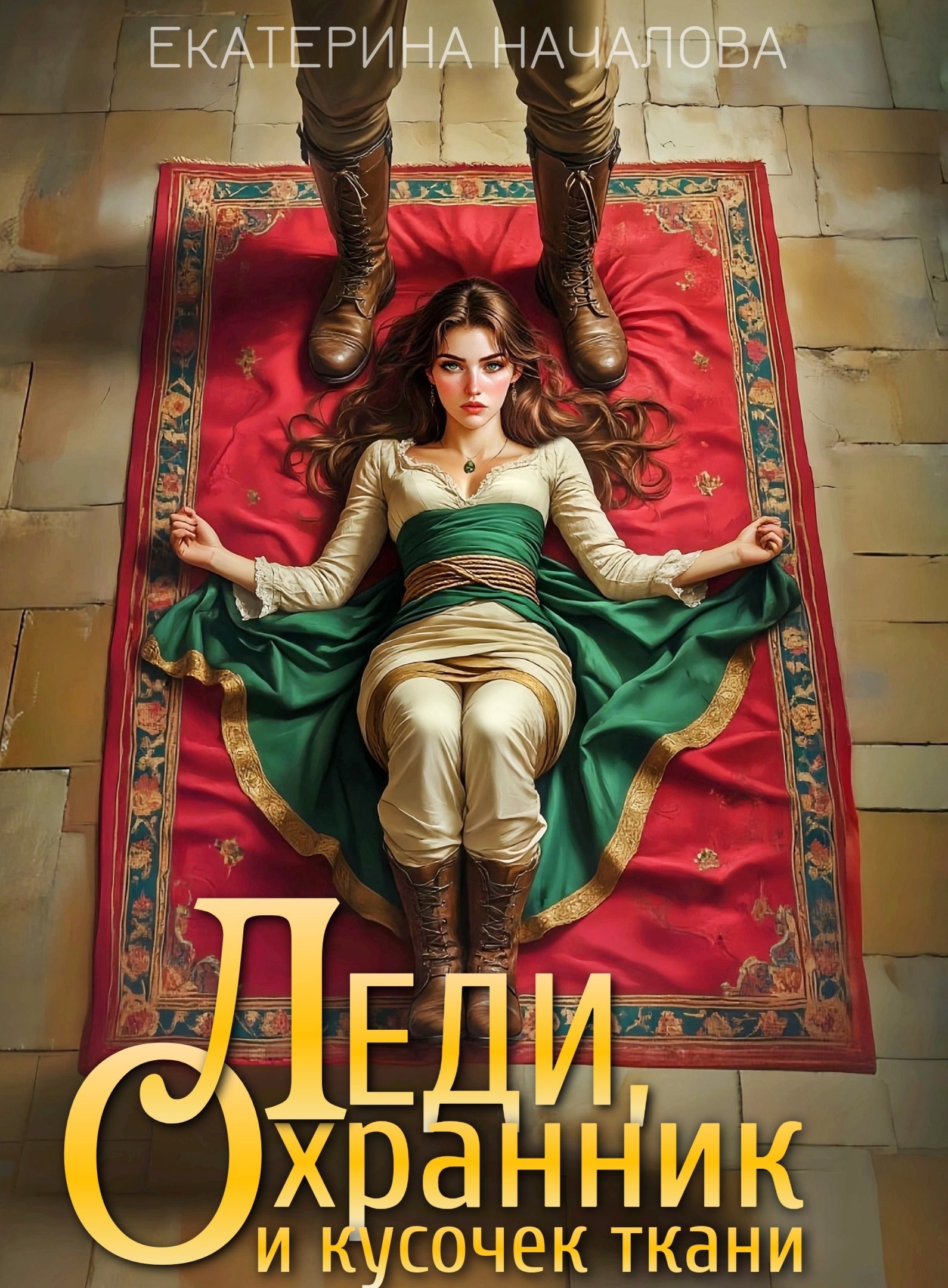 Обложка произведения Леди, охранник и кусочек ткани