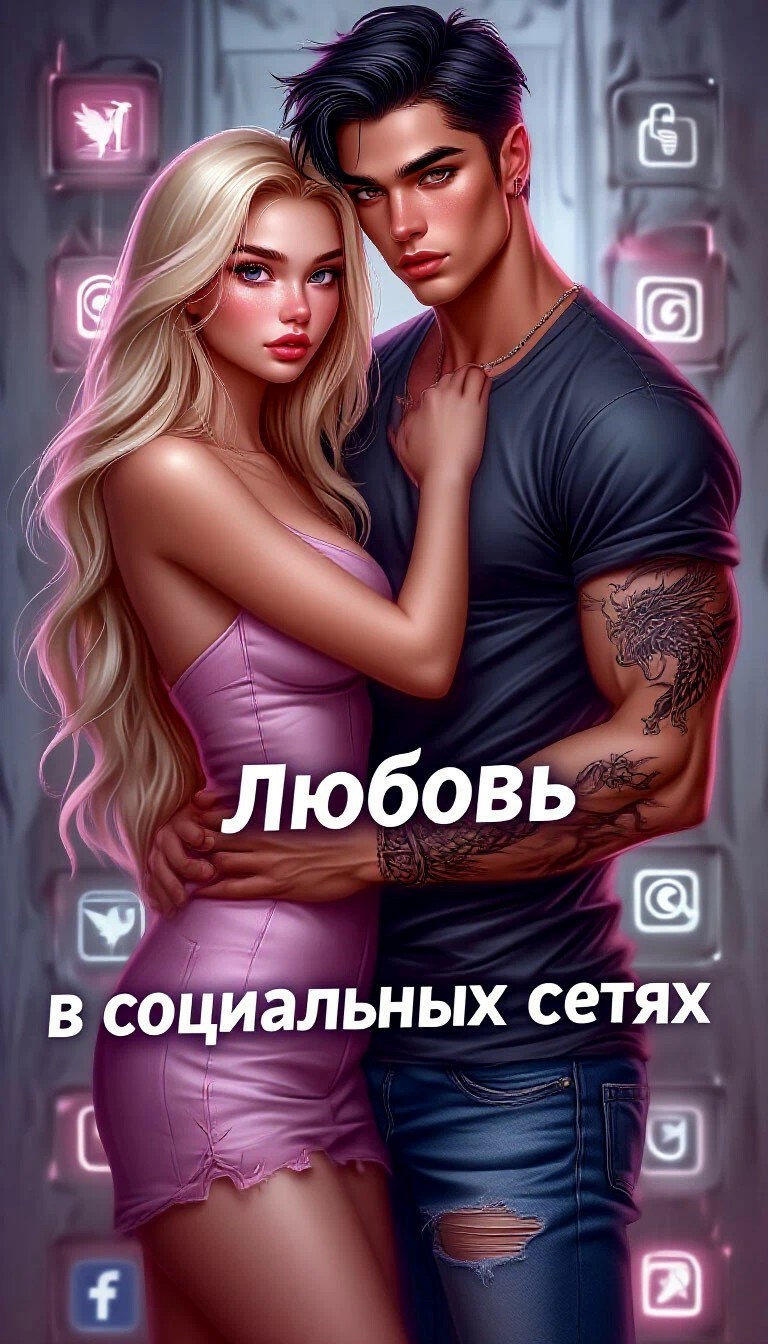Обложка произведения Любовь в социальных сетях