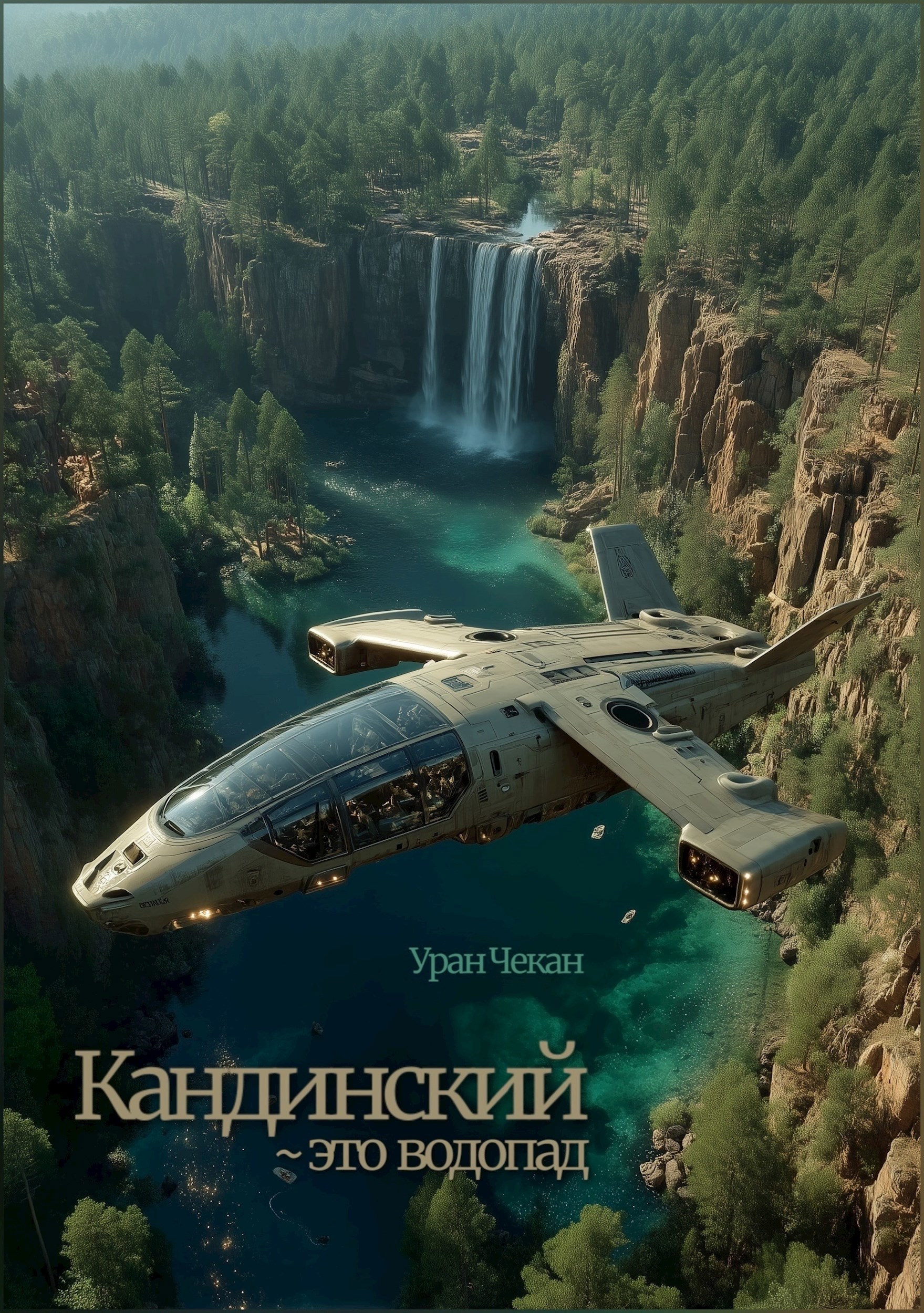Обложка произведения Кандинский — это водопад.