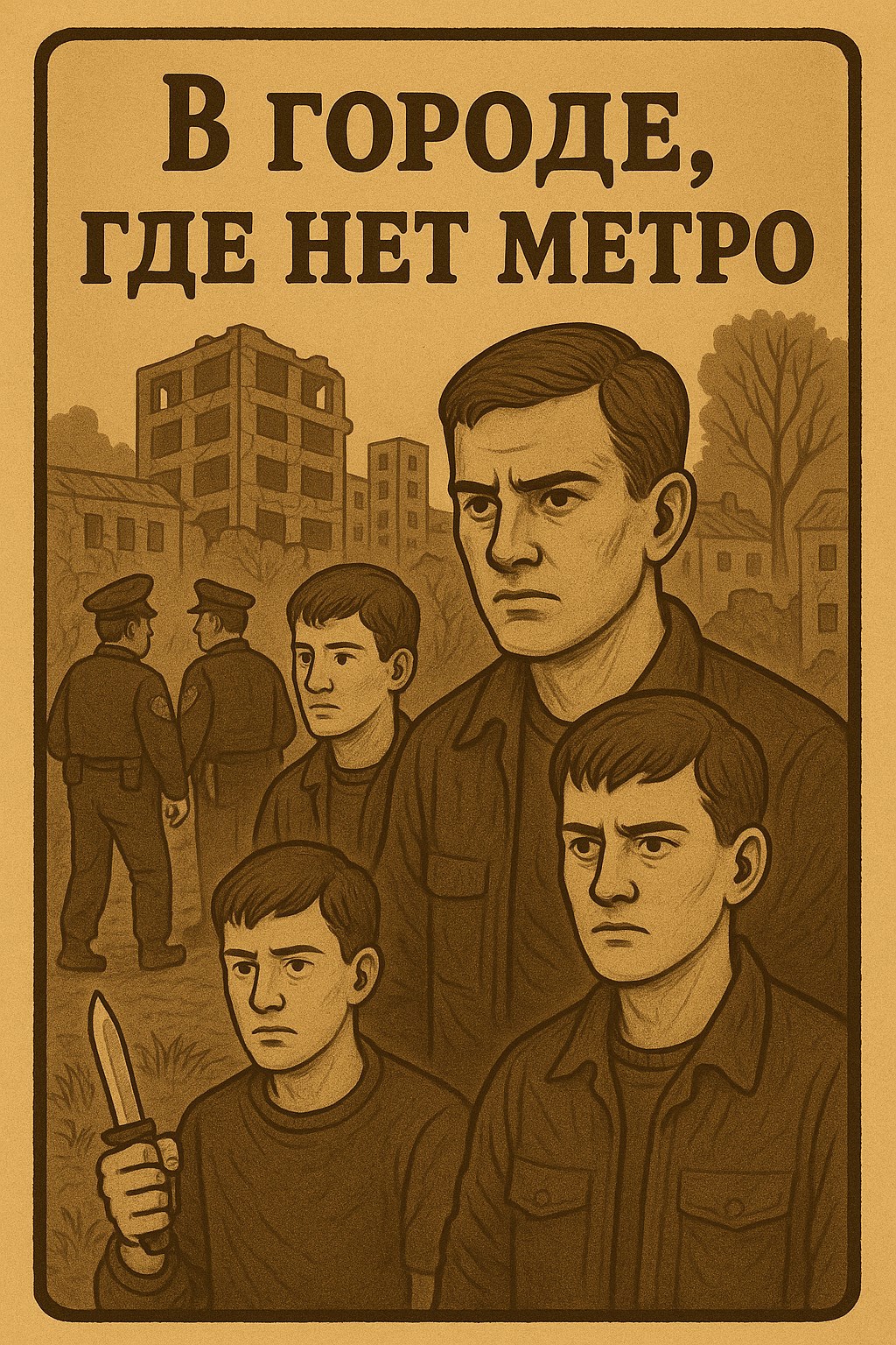 Обложка произведения В городе, где нет метро