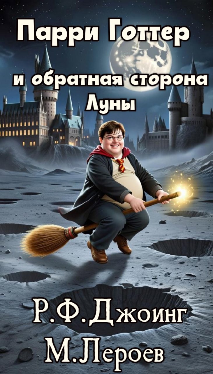 Обложка произведения Парри Готтер и обратная сторона Луны
